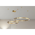 lampa ring zło Lampa wisząca Ring złota 80cm 98Watt L148 nowoczesnata mat