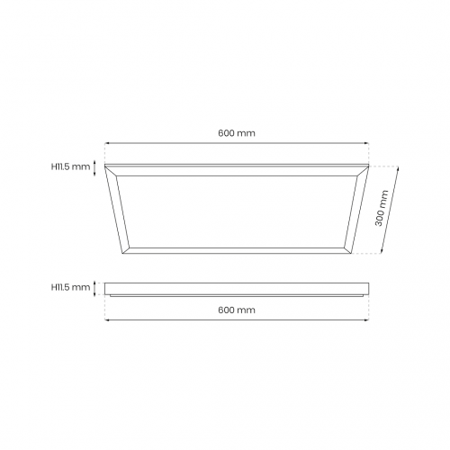 PANEL LED 30x60 - 24W