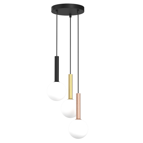 Lampa wisząca PLAY BLACK 3xG9