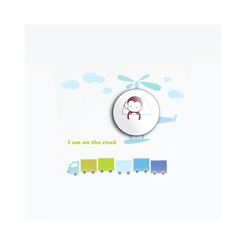 Lampka dziecięca HELICOPTER 0,6W LED