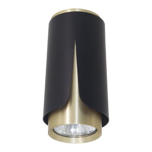 FLOWER BLACK GOLD DOWNLIGHT 1xGU10