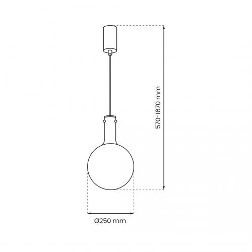 Lampa wisząca TORONTO 1xGU10