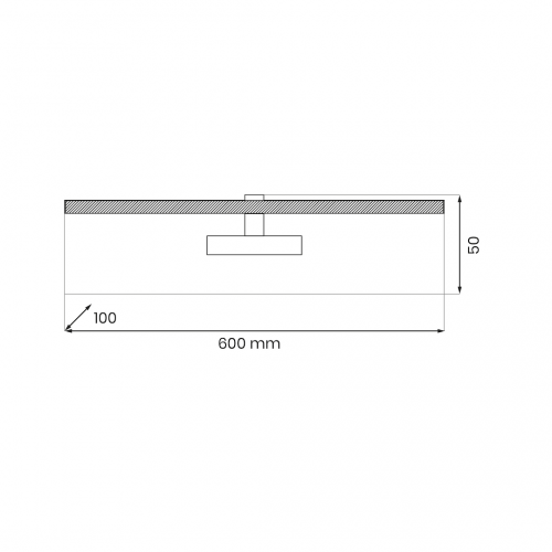 Kinkiet PRADO Satin Gold 11W LED 3000K