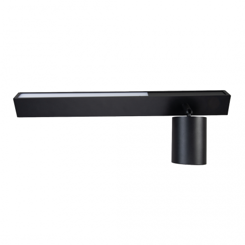 Kinkiet Magnet 9W+1xGU10 3000/4000K Czarny Prawy
