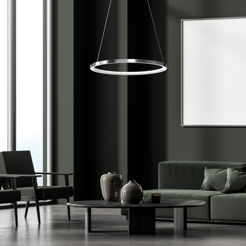 Lampa wisząca HOOP CHROME 27W LED