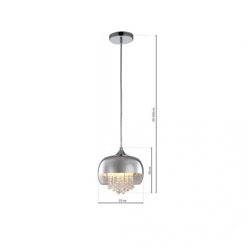 Lampa Wisząca LUNA 1xE14 LED