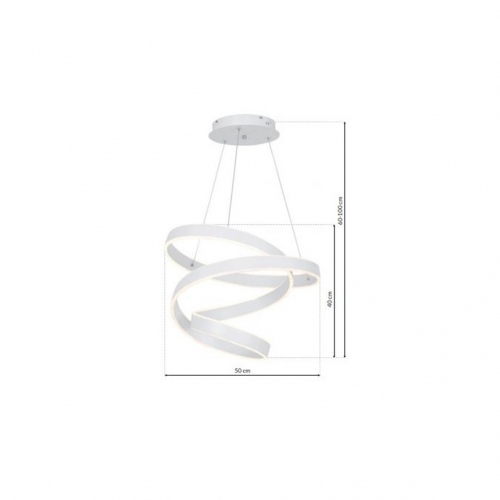 Lampa wisząca ANDROMEDA WHITE 100W LED