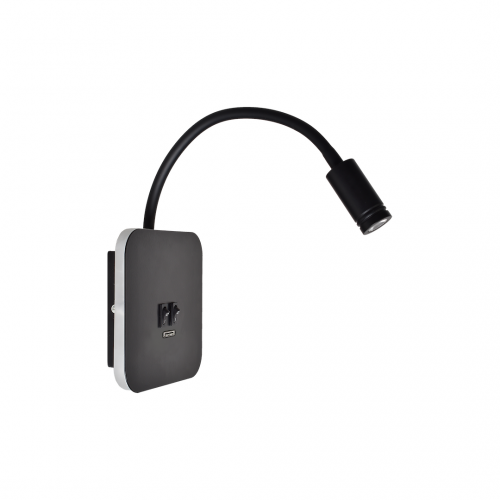 Lampka nocna BASE 8W+2W BLACK