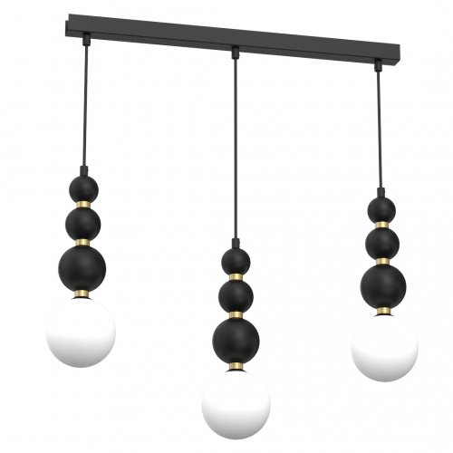 Lampa wisząca BOULE Black 3xG9