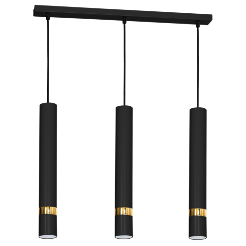 Lampa wisząca JOKER BLACK/GOLD 3xGU10