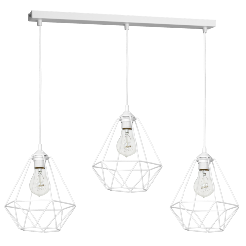 Lampa wisząca BASKET WHITE 3xE27