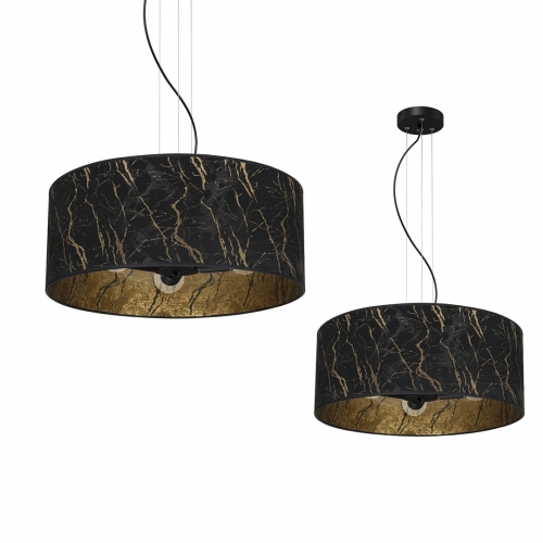 Lampa wisząca SENSO Black/Gold 3xE27