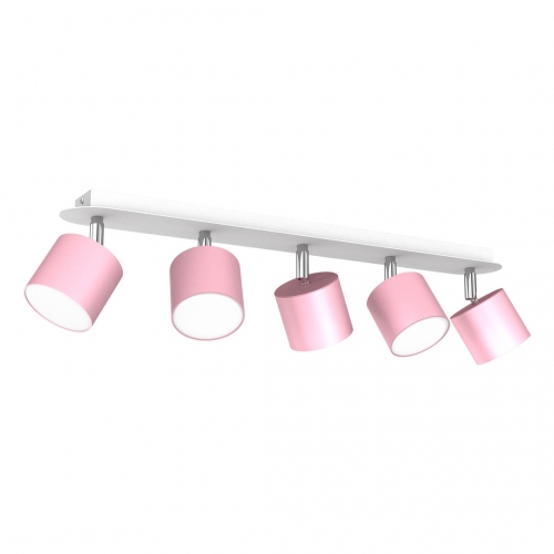 Lampa sufitowa DIXIE PINK 5xGX53