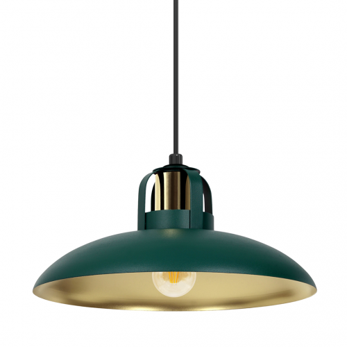 Lampa wisząca FELIX GREEN/GOLD 1xE27