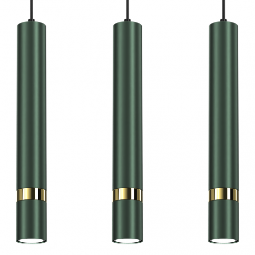 Lampa wisząca JOKER GREEN/GOLD 3xGU10