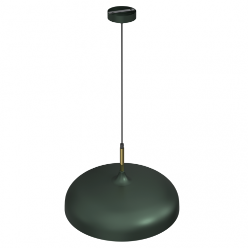 Lampa wisząca LINCOLN GREEN/GOLD 1xE27 45cm