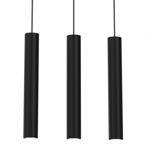 Lampa wisząca HUDSON BLACK 3xGU10