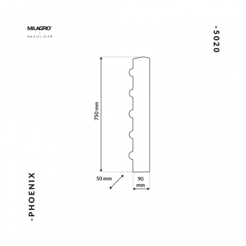 Kinkiet PHOENIX 5xE14