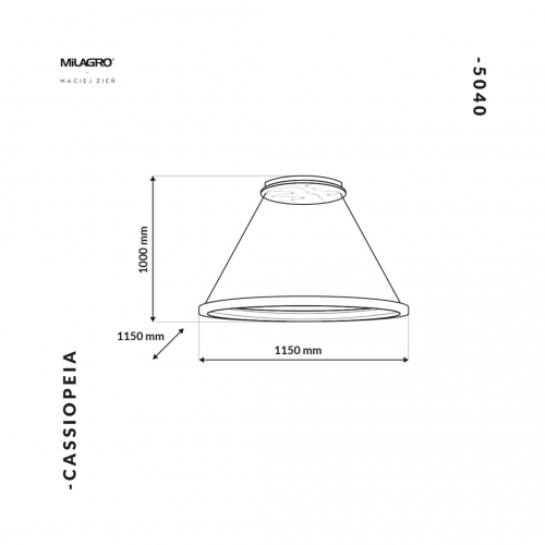 Lampa Wisząca CASSIOPEIA 14W LED