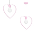 Lampa wisząca AMORE PINK 1xE27
