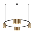 Lampa wisząca (koło) GENESIS BLACK GOLD 10xGU10