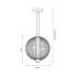 Lampa wisząca KYOTO 39W LED śr. 54cm