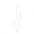 Lampa wisząca BATO Smoked 4W LED