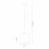Lampa wisząca VASO 2 AMBER 4W