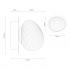 Kinkiet / lampa sufitowa BOLLA SMOKED 3W LED