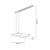 Lampka biurkowa Post White 5W LED