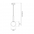 Lampa wisząca PLAY GOLD 1xG9