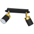 Lampa sufitowa JOKER BLACK/GOLD 2xGU10