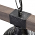 Lampa wisząca FARO BLACK/WOOD 2xE27