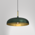 Lampa wisząca LINCOLN GREEN/GOLD 1xE27 45cm