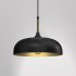 Lampa wisząca LINCOLN BLACK/GOLD 1xE27 35cm