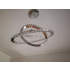 Żyrandol ring LED 60/40/20 cm z pilotem – regulowany układ, lampa do salonu K221