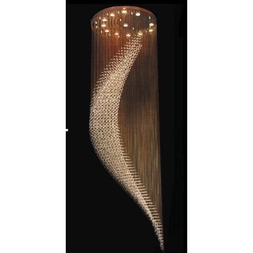Żyrandol kryształowy kaskada 80x260cm 13xGU10 K308