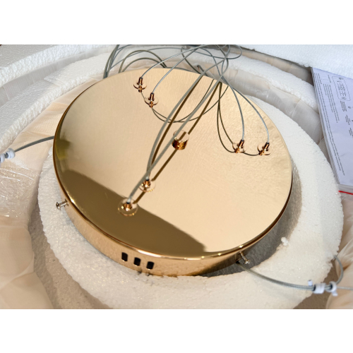 Lampa sufitowa złota połysk LED 80x60x40cm 130W kolor