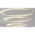 Lampa sufitowa złota połysk LED 80x60x40cm 130Watt L167 nowoczesna