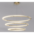 Lampa sufitowa złota połysk LED 80x60x40cm 130Watt L167