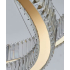Lampa kryształowa złota LED 100x80x60 173Watt L174