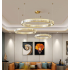 Lampa kryształowa złota LED 100x80x60 173Watt L174