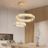 Lampa kryształowa złota LED 80x60 98Watt L175