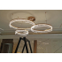 Złota lampa RING LED 80x60x40 158Watt L177